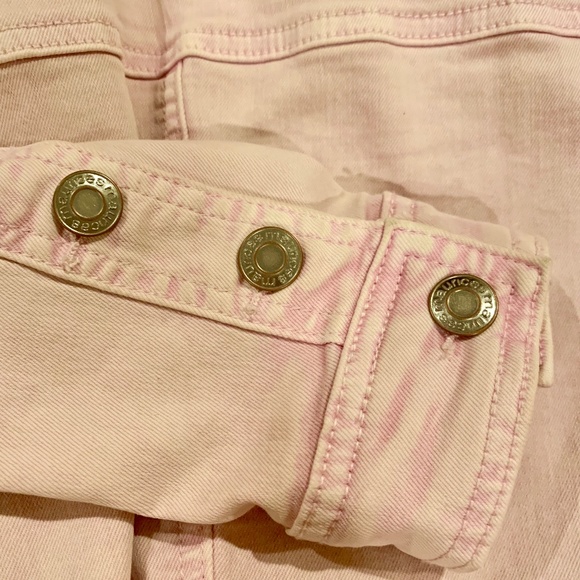 Pink Jean Jacket Spring Jacket S - Picture 4 of 5